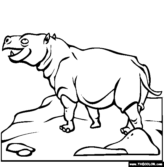 Metamynodon Coloring Page