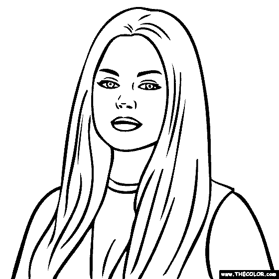 Mila Kunis Coloring Page