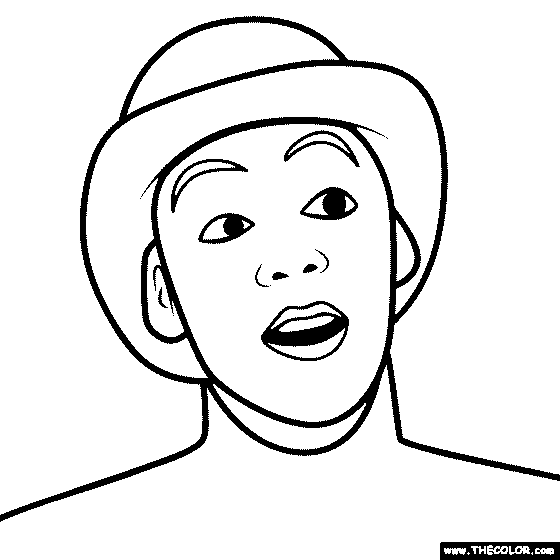 Mime Coloring Page