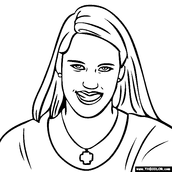 Missy Franklin Coloring Page