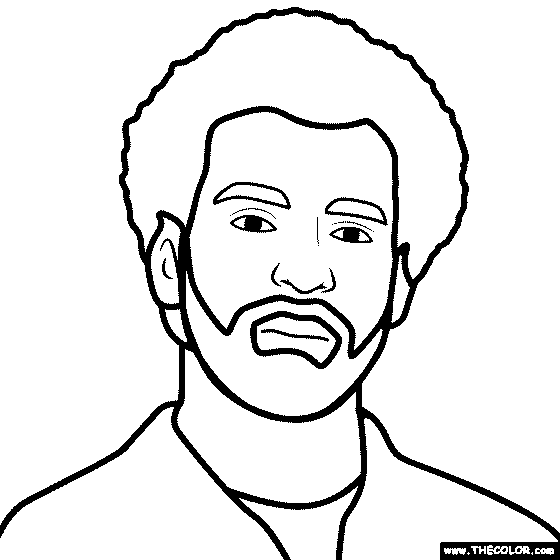 Mohamed Salah Coloring Page