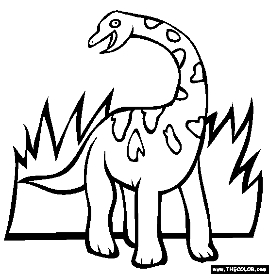 Mokele Mbembe Coloring Page