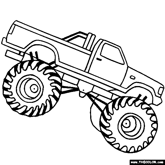 Jogo Monster Trucks Coloring Pages no Jogos 360