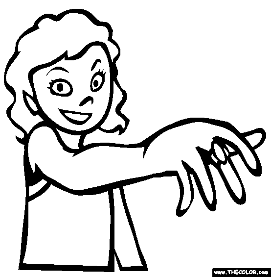 Mood Ring Coloring Page