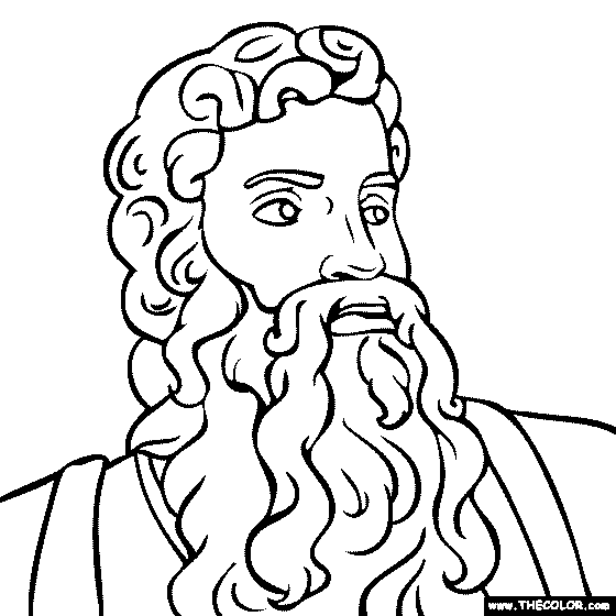 Moses Coloring Page