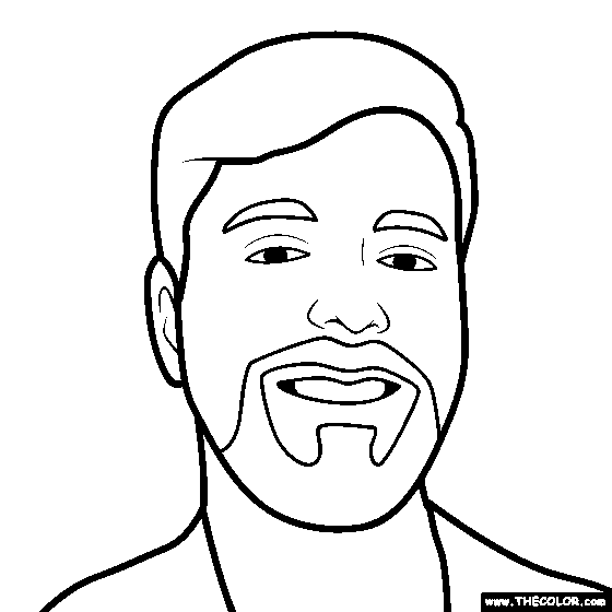 MrBeast Coloring Page