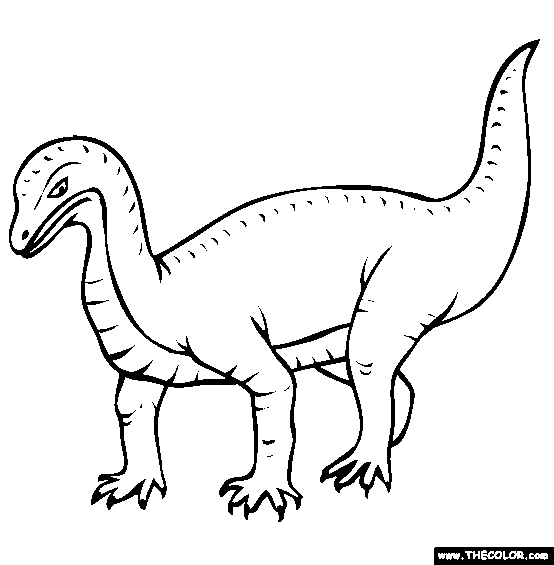 Mussaurus Coloring Page