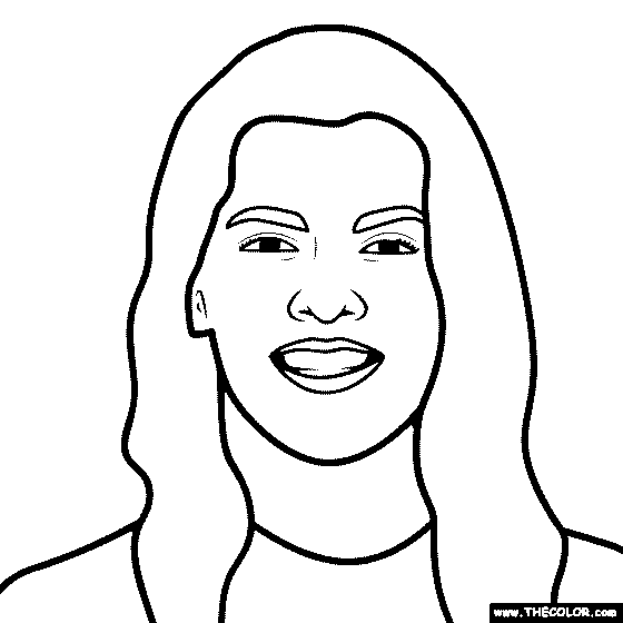 Nancy Kerrigan Coloring Page