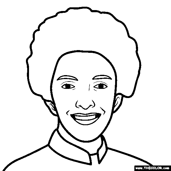 Nancy Reagan Coloring Page