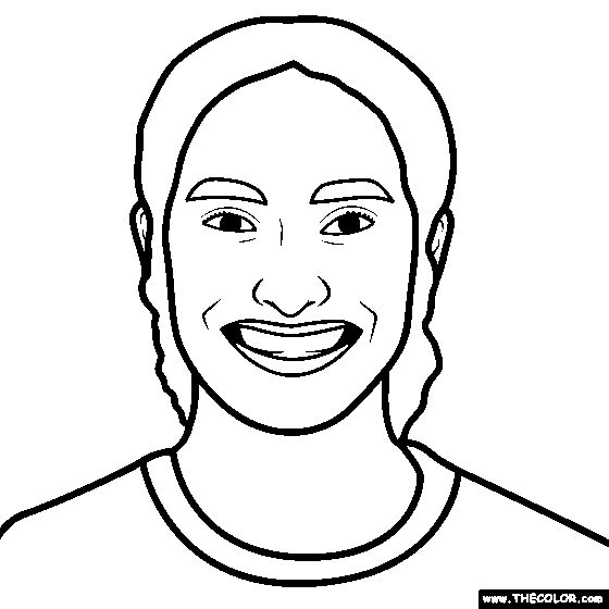 Naomi Girma Coloring Page