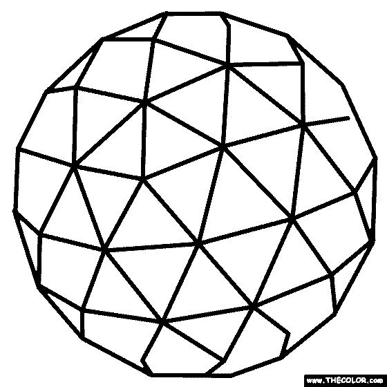 New Years Ball Drop Coloring Page