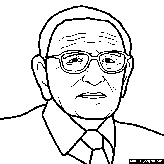 Nicholas Winton Coloring Page