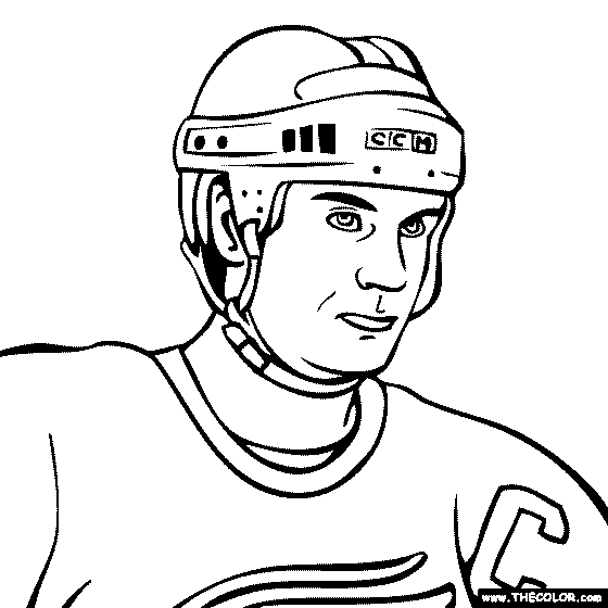 Nicklas Lidstrom Coloring Page