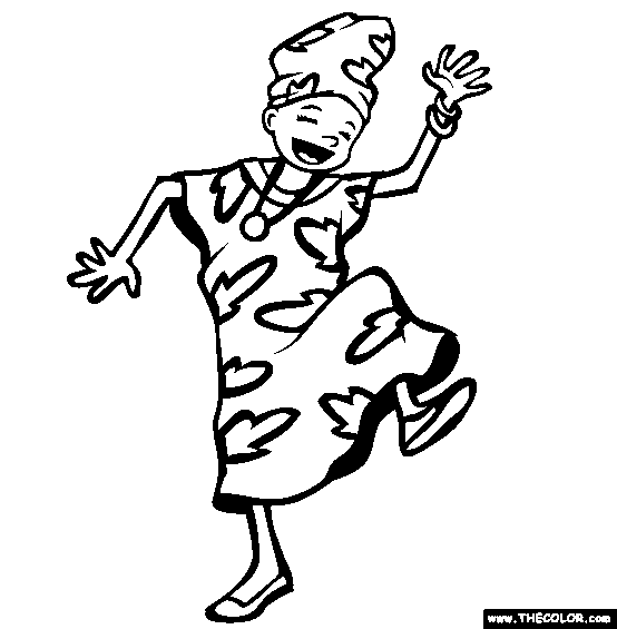 Nigeria Coloring Page