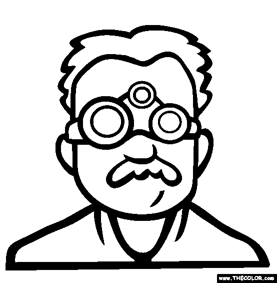 Night Vision Goggles Coloring Page