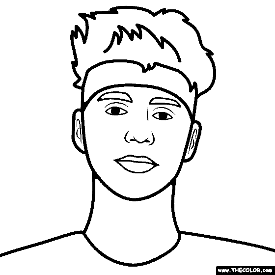 Ninja (Fortnite player) Coloring Page