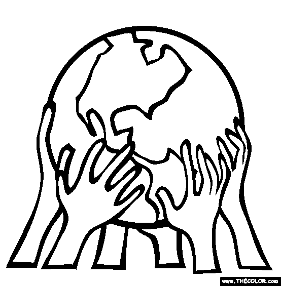 Our Planet Coloring Page