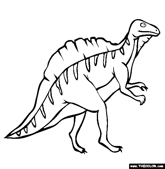 Ouranosaurus Coloring Page
