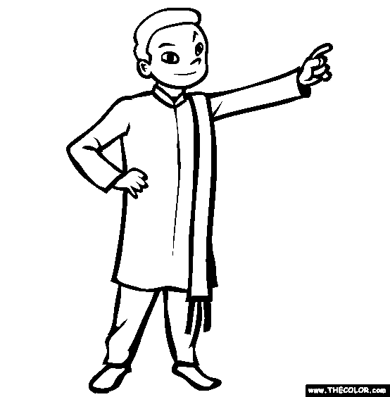 Pakistan Coloring Page
