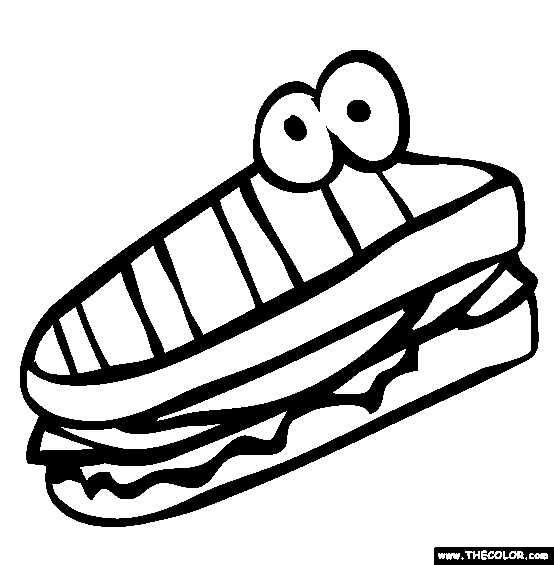 Panini Coloring Page