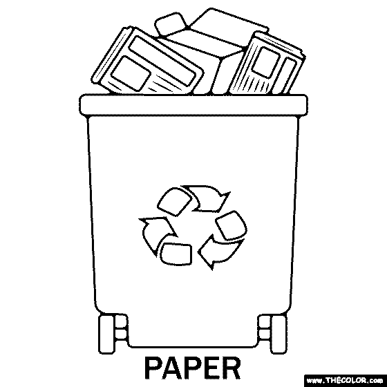 Paper Recycling Bin