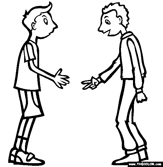 Paper Scissors Rock Coloring Page