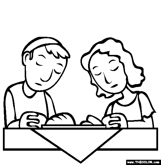 Passover Coloring Page