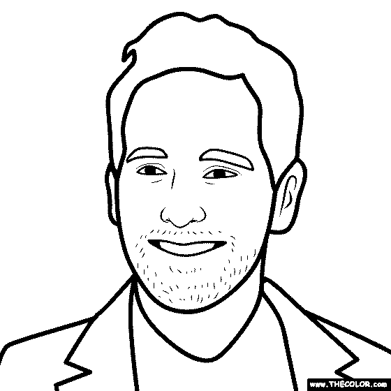 Paul Rudd Coloring Page