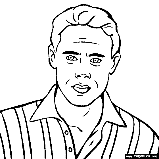 Pavel Bure Coloring Page