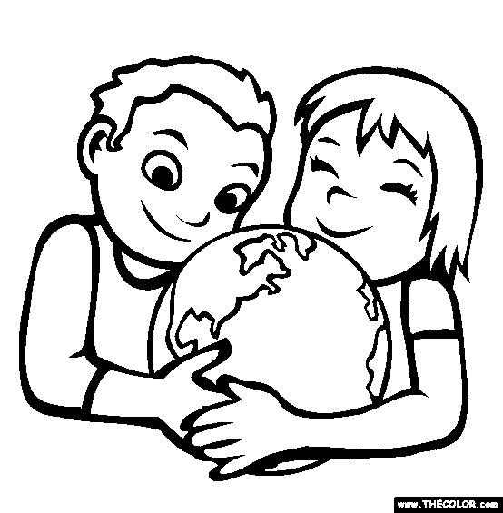 Peace Forever Coloring Page