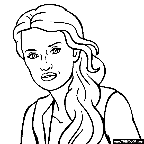 penelope cruz coloring page