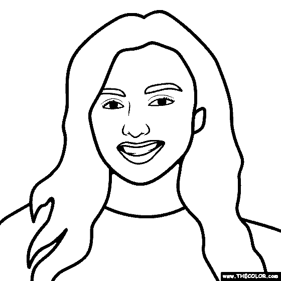 Peyton List Coloring Page