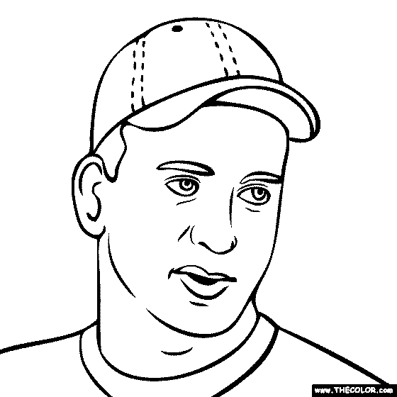 Peyton Manning Coloring Page