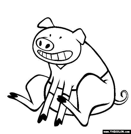 Pig Coloring Page