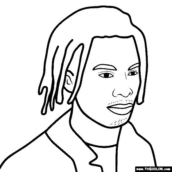 Playboi Carti Coloring Page