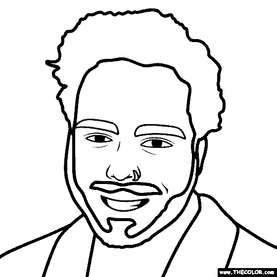 Post Malone Coloring Page