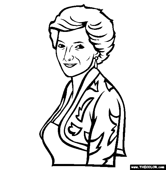 Princess Diana Coloring Page