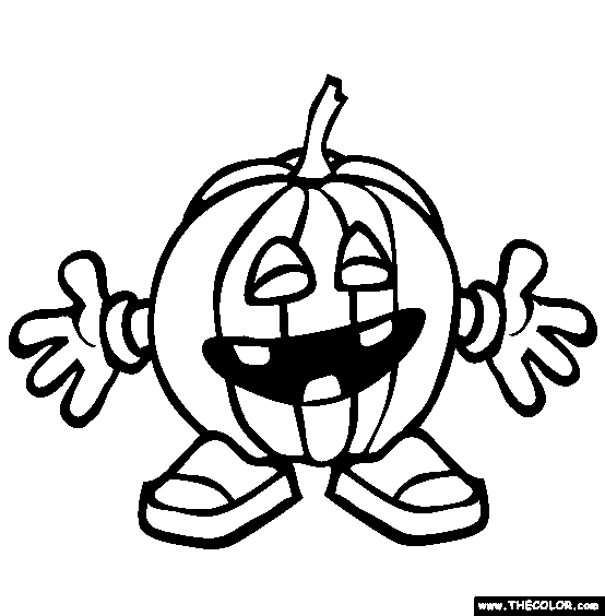 Pumpkin Coloring Page