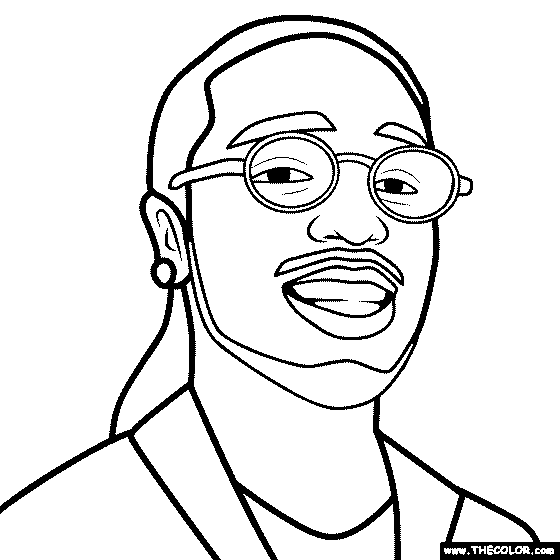 famous rappers coloring pages