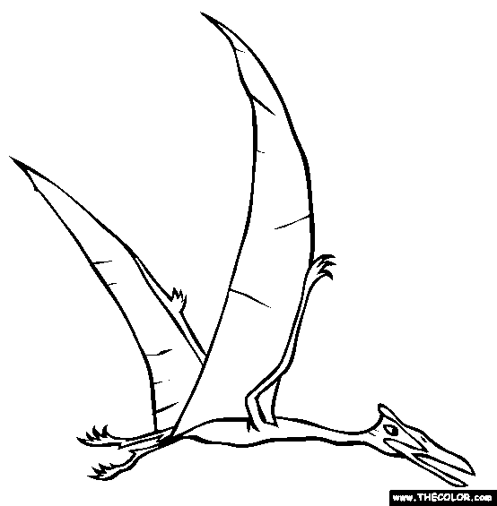 Quetzalcoatlus Coloring Page