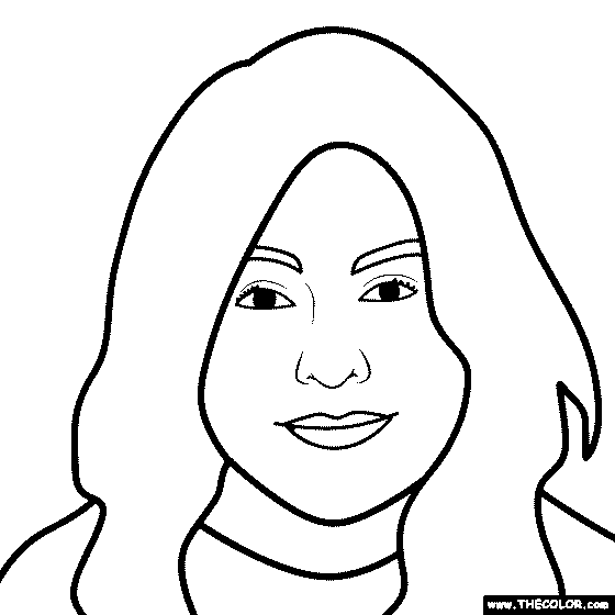 Rachel Ray Coloring Page