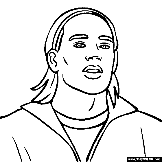 Radamel Falcao Coloring Page