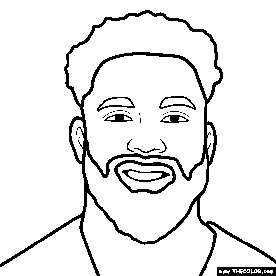 Raheem Mostert Coloring Page