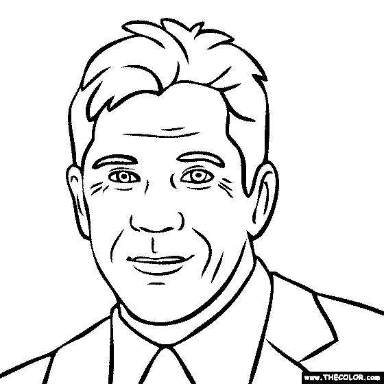 Randy Stoklos Coloring Page