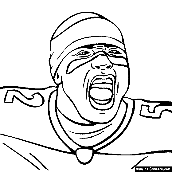 Ray Lewis Coloring Page