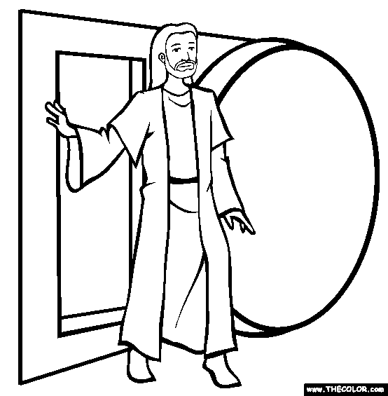 Resurrection Coloring Page