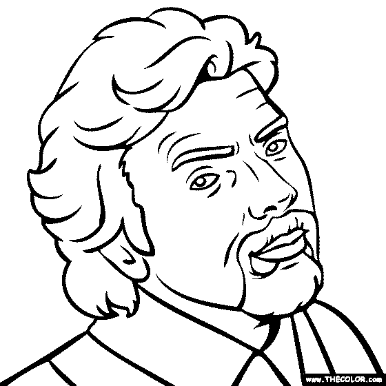 Richard Branson Coloring Page