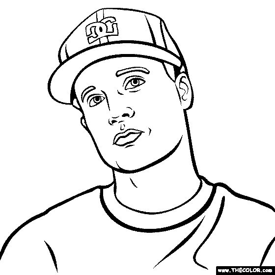 Rob Dyrdek Coloring Page