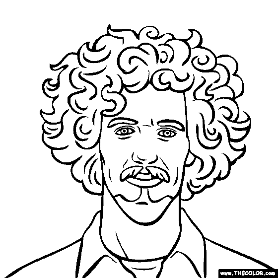 Famous People Online Coloring Pages