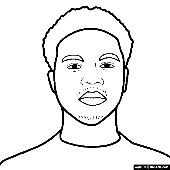 Roddy Ricch Coloring Page